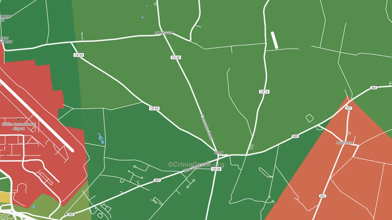 Floyd, NY Map of Murder Rates