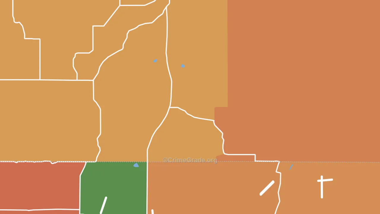 Fondis, CO Map of Murder Rates