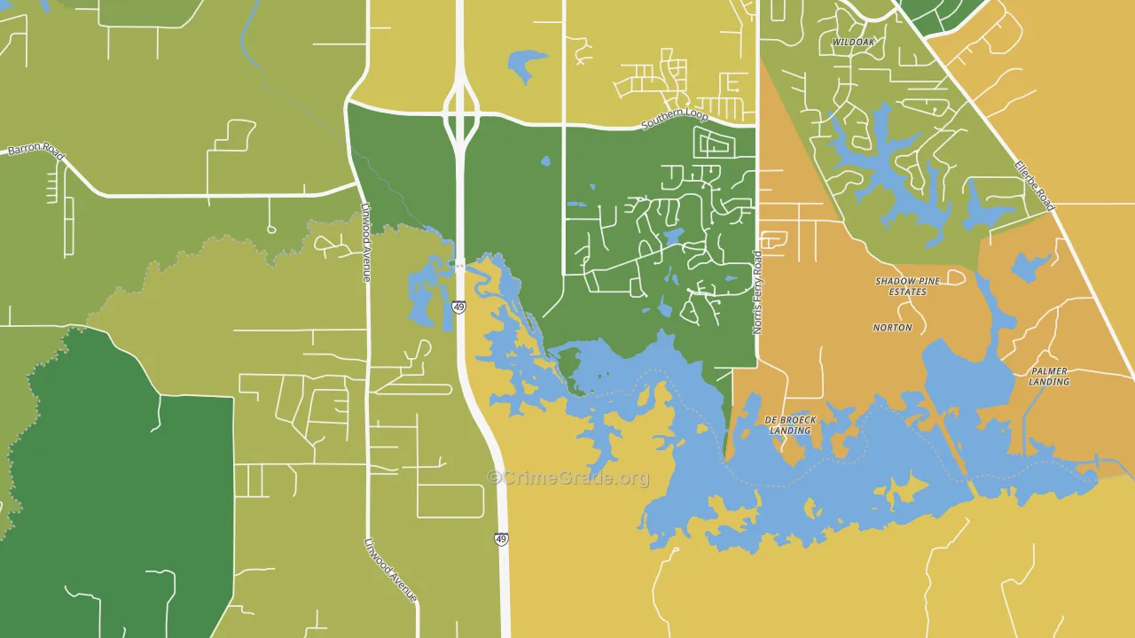 Forbing, LA Map of Murder Rates
