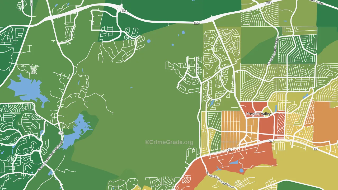 Forbing Park, AZ Map of Murder Rates