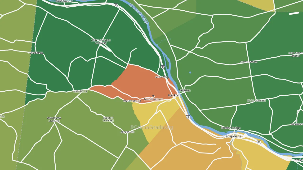 Fort Plain, NY Map of Murder Rates
