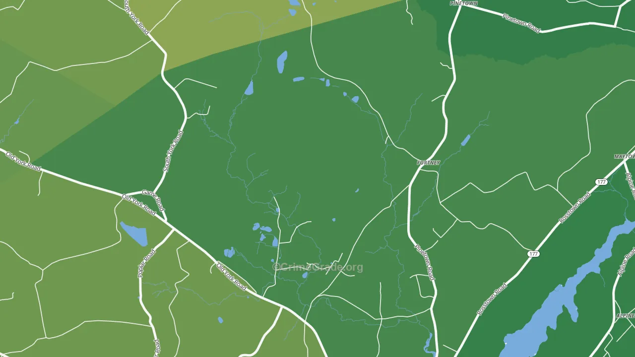 Fortney, PA Map of Murder Rates