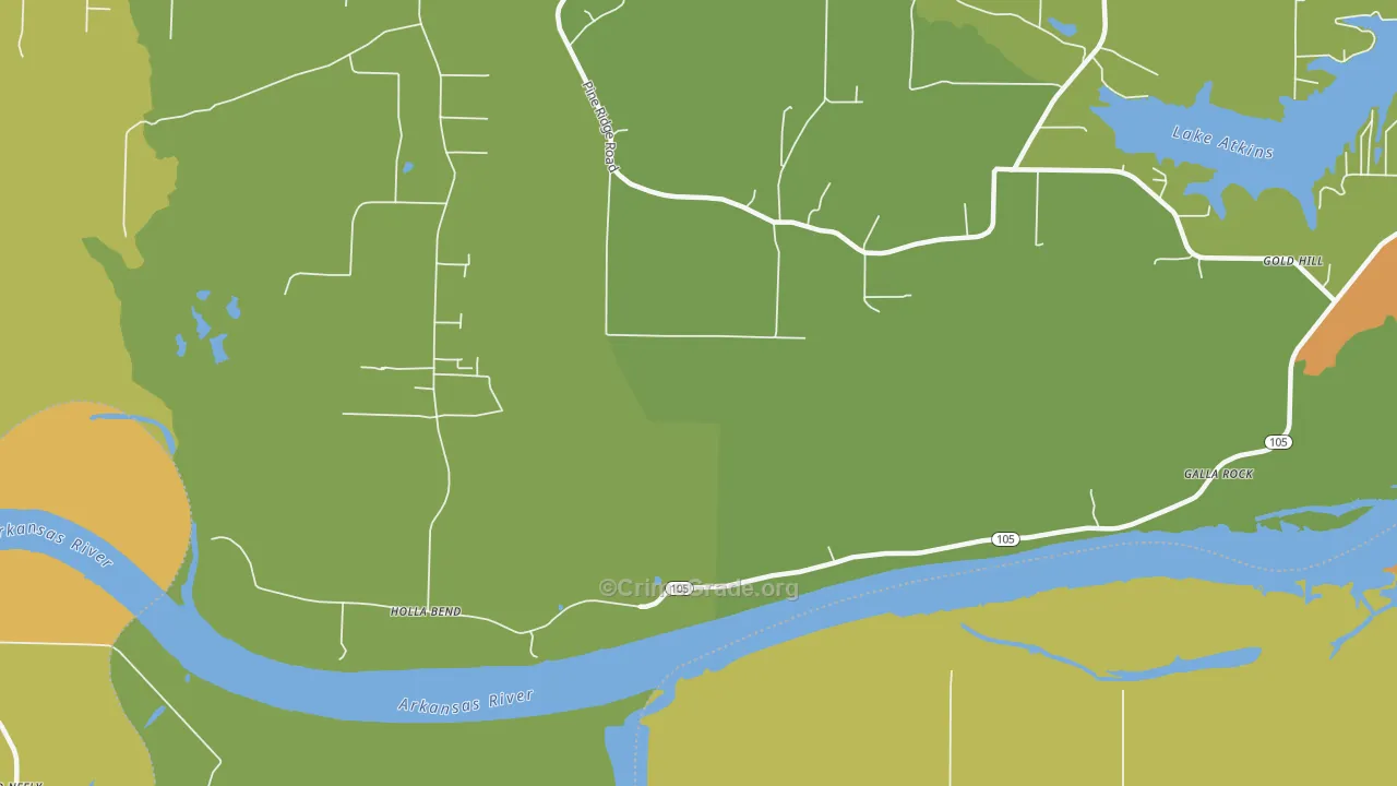 Fowler, AR Map of Murder Rates