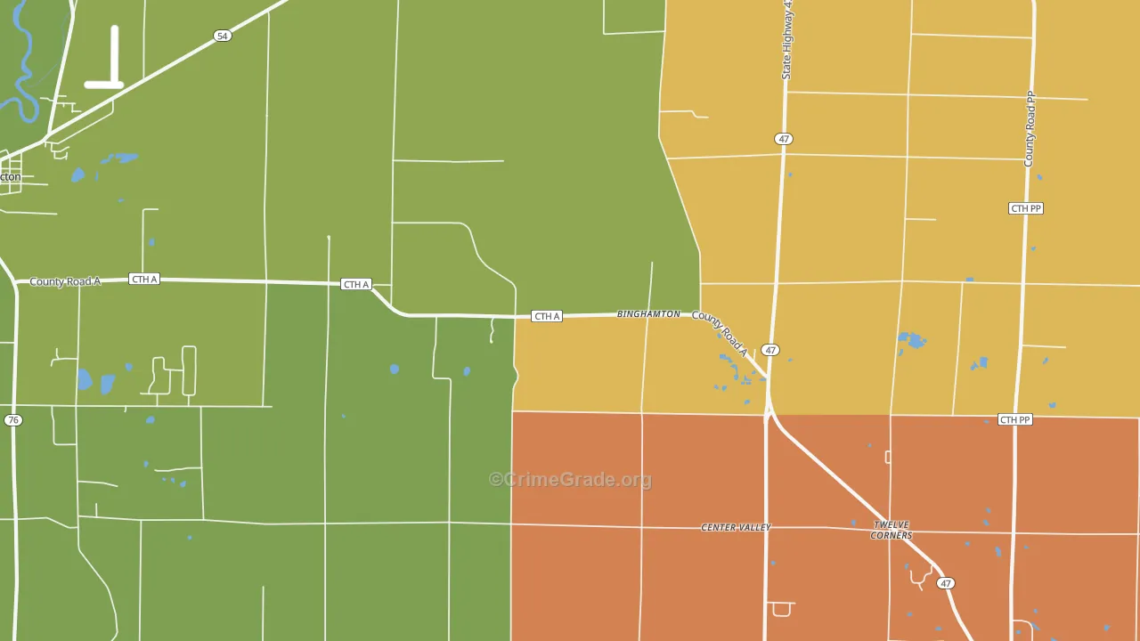 Freedom, WI Map of Murder Rates