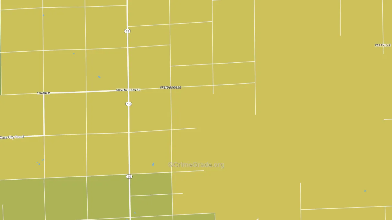 Freidberger, MI Map of Murder Rates