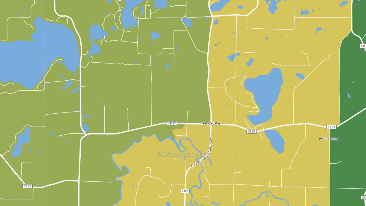 French Lake, MN Map of Murder Rates