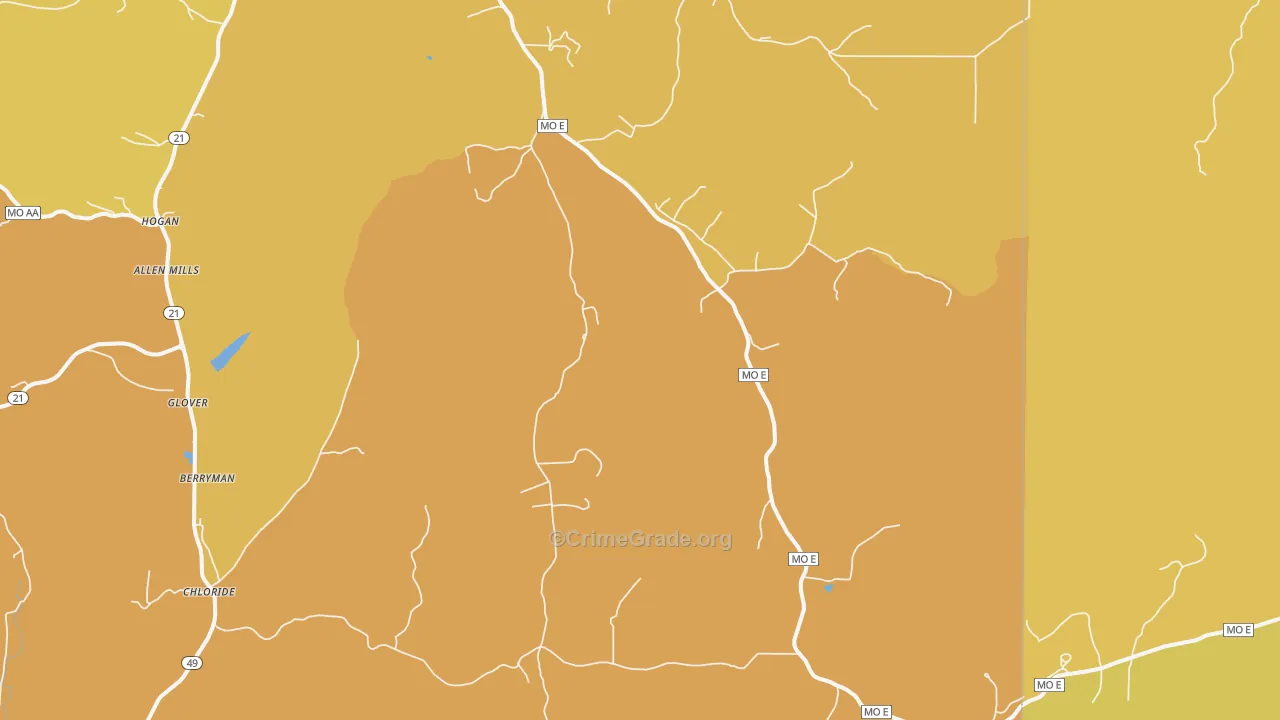 French Mills, MO Map of Murder Rates