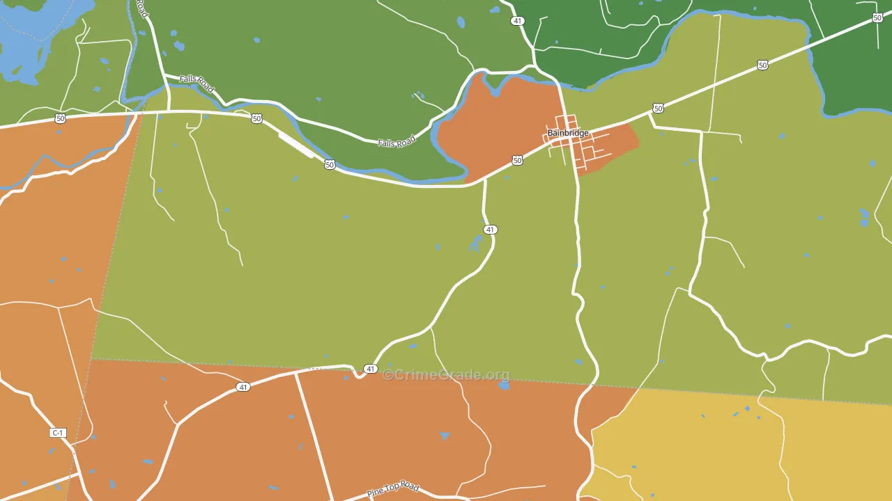 Fruitdale, OH Map of Murder Rates
