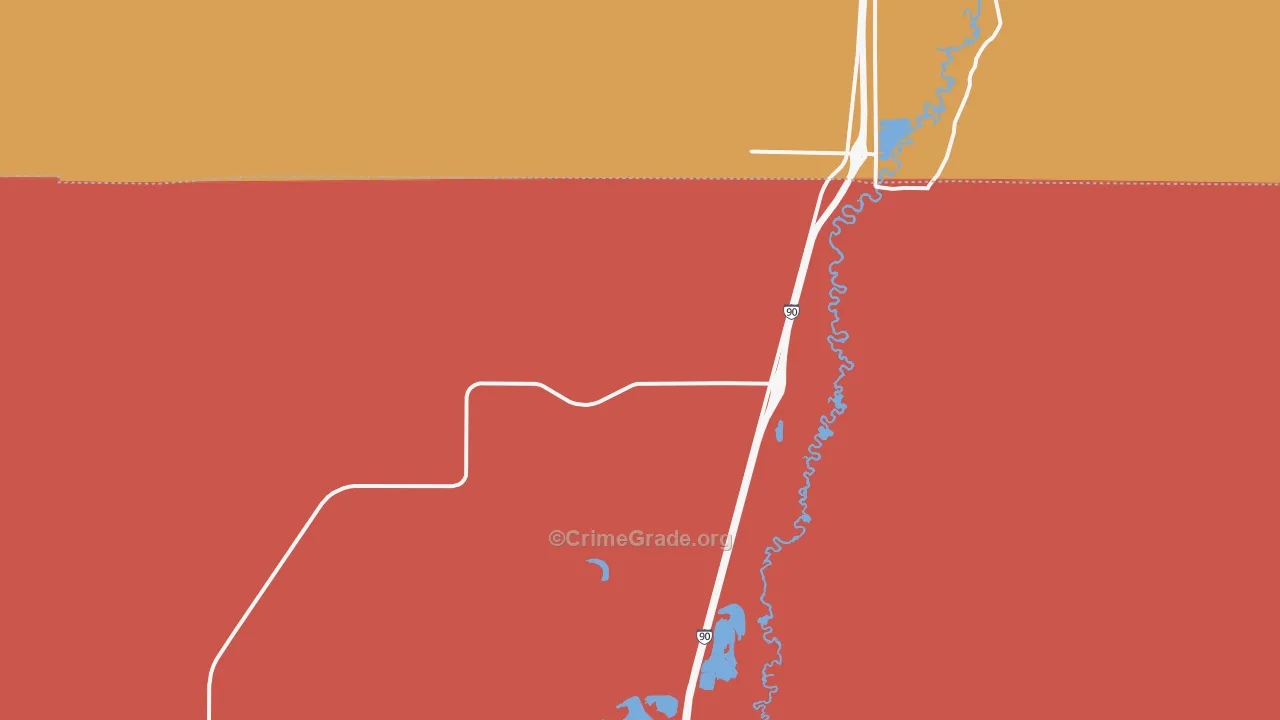 Galen, MT Map of Murder Rates