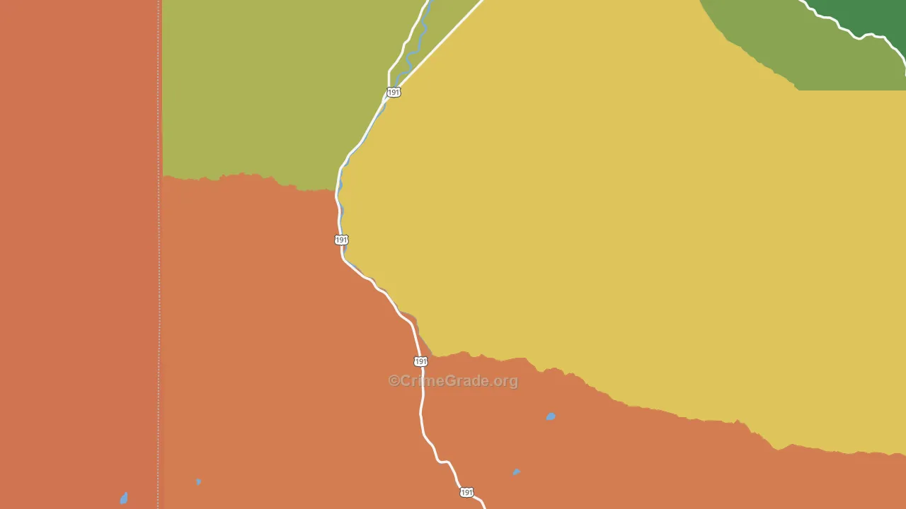 Gallatin Gateway, MT Map of Murder Rates