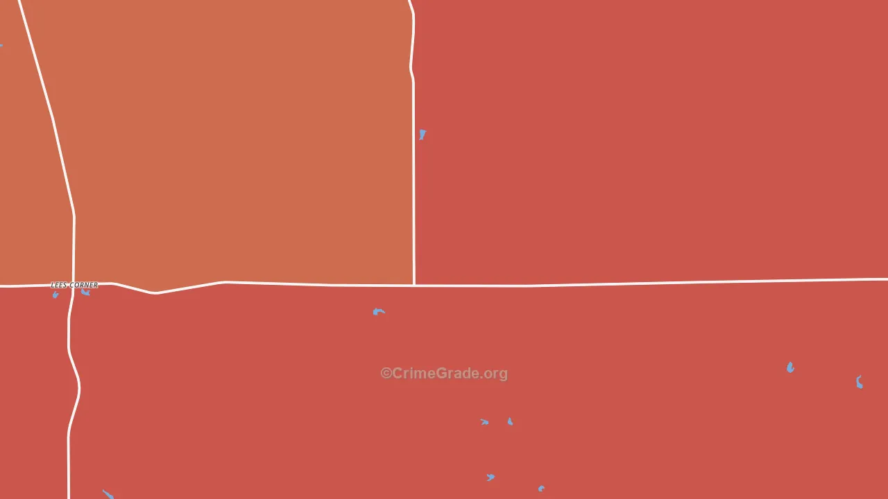 Gann Valley, SD Map of Murder Rates