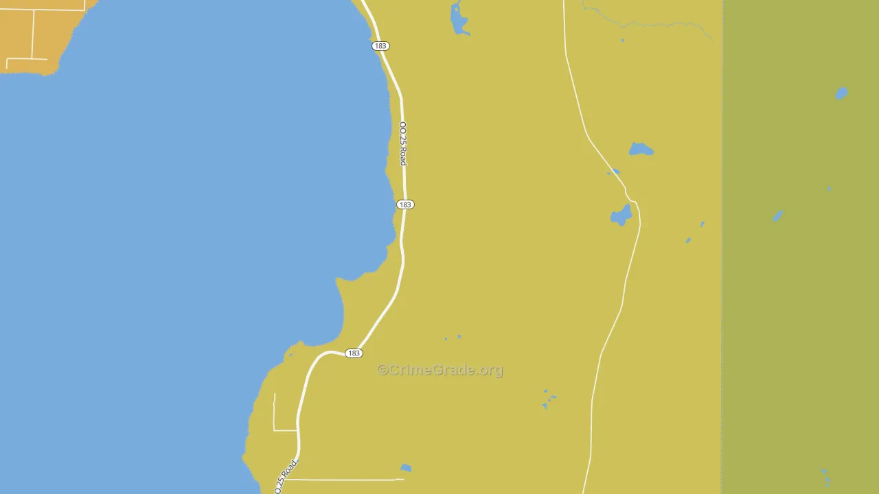Garden Corners, MI Map of Murder Rates