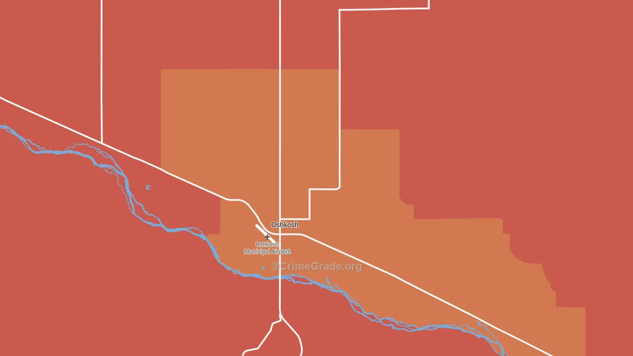 Garden County, NE Map of Murder Rates