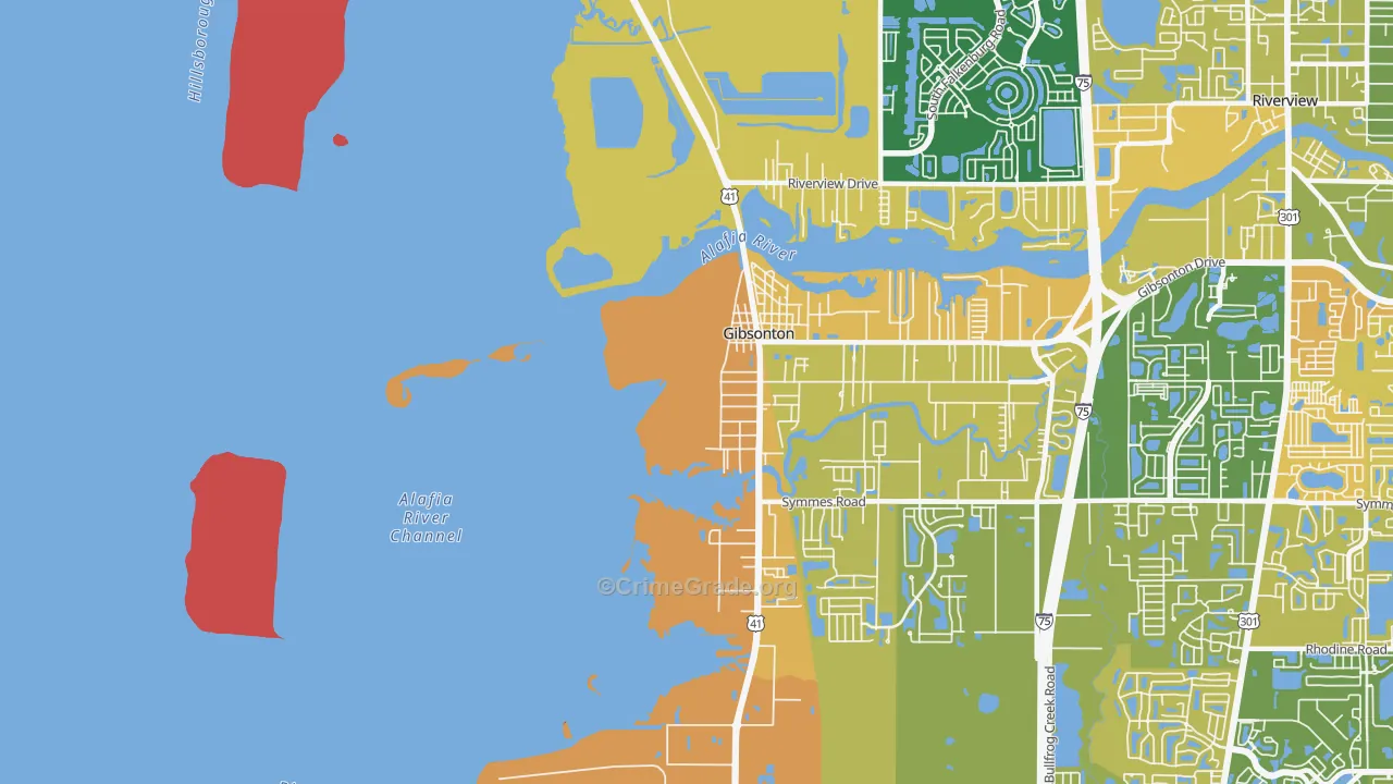 Gardenville, FL Map of Murder Rates