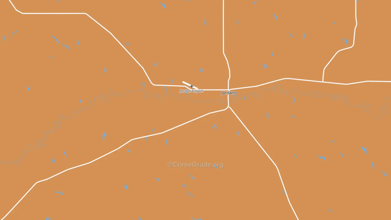 Garfield County, MT Map of Murder Rates
