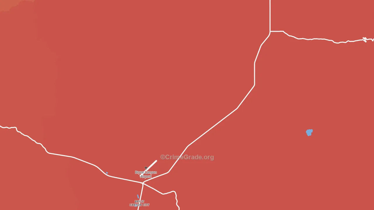 Garfield County, UT Map of Murder Rates
