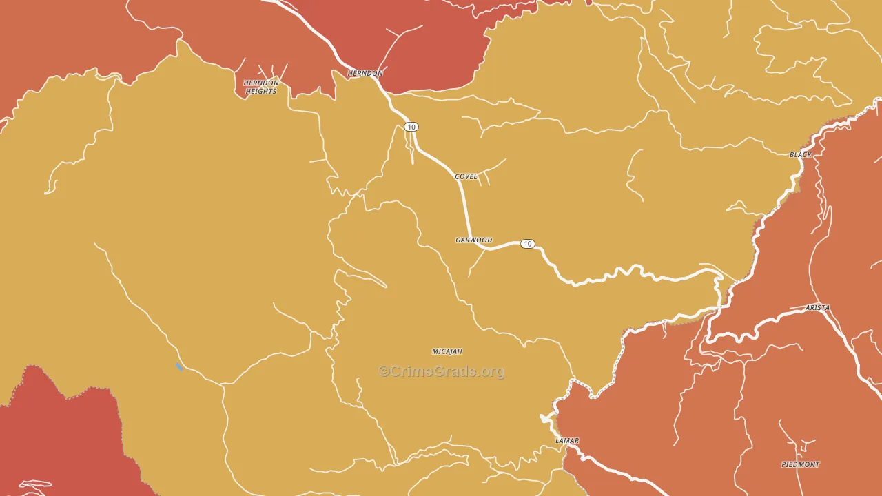 Garwood, WV Map of Murder Rates