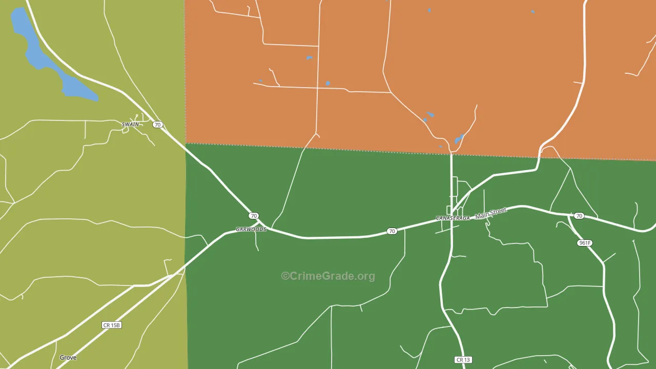 Garwoods, NY Map of Murder Rates