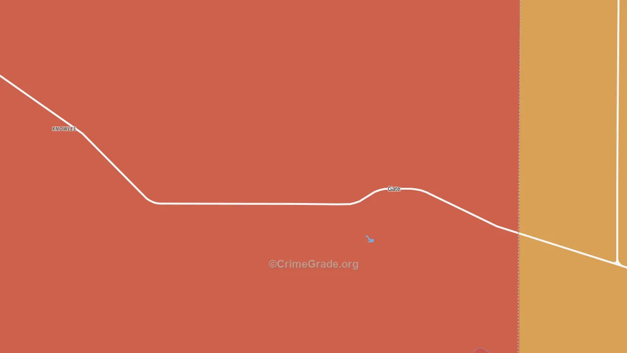 Gate, OK Map of Murder Rates