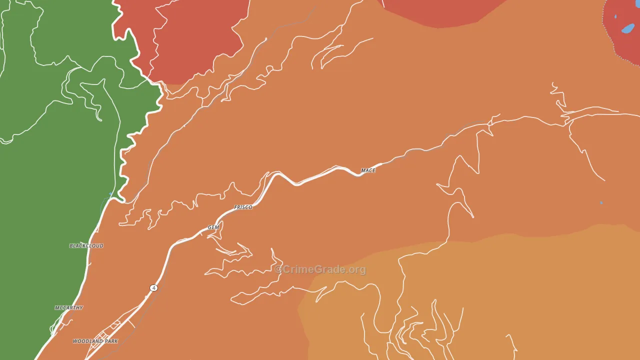 Gem, ID Map of Murder Rates
