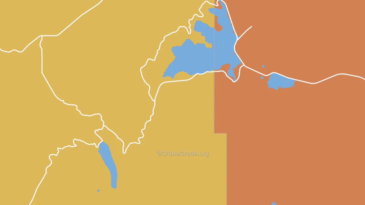 Georgetown, MT Map of Murder Rates