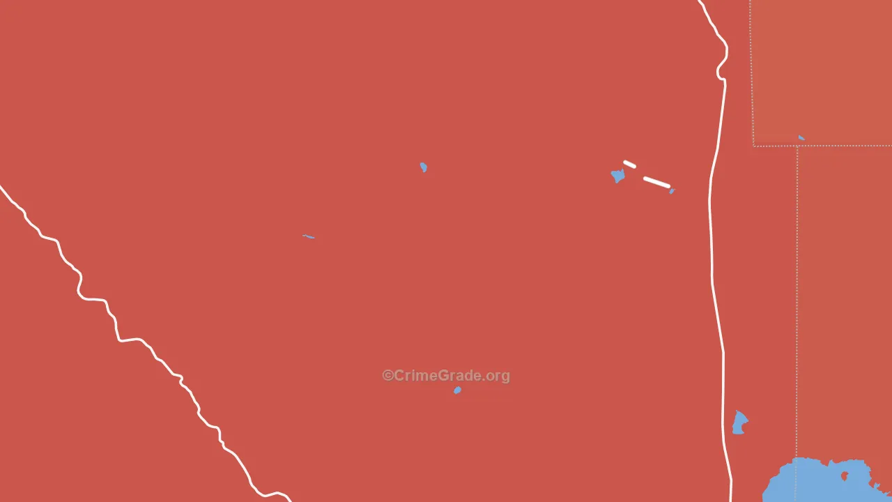 Gerlach, NV Map of Murder Rates