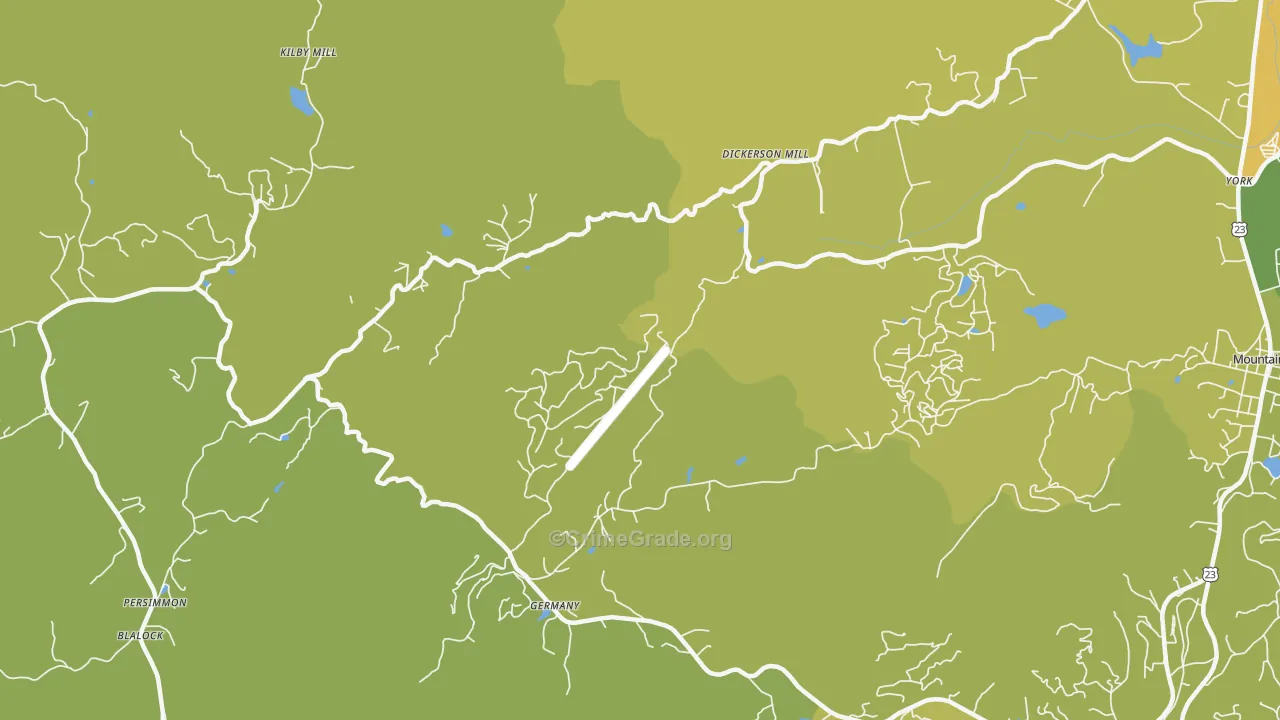 Germany, GA Map of Murder Rates