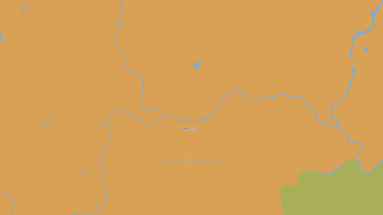 Gibbs City, MI Map of Murder Rates