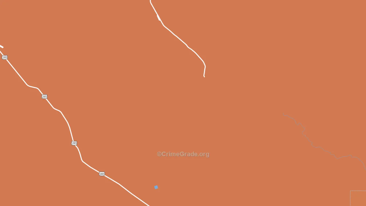 Girvin, TX Map of Murder Rates