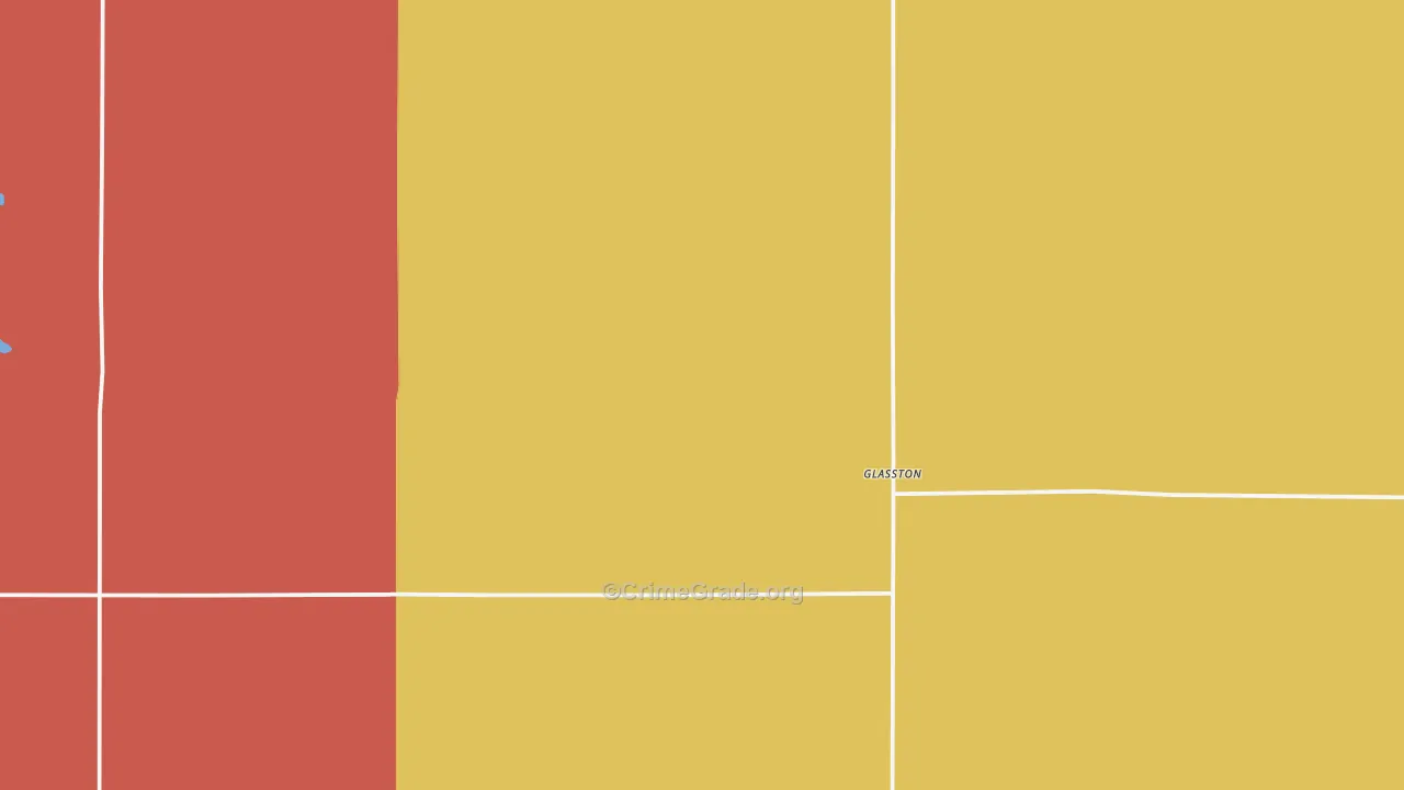 Glasston, ND Map of Murder Rates