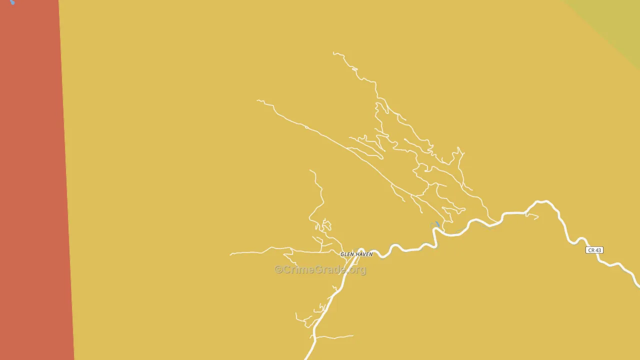 Glen Haven, CO Map of Murder Rates