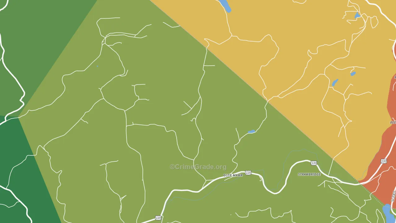 Glen Mawr, PA Map of Murder Rates