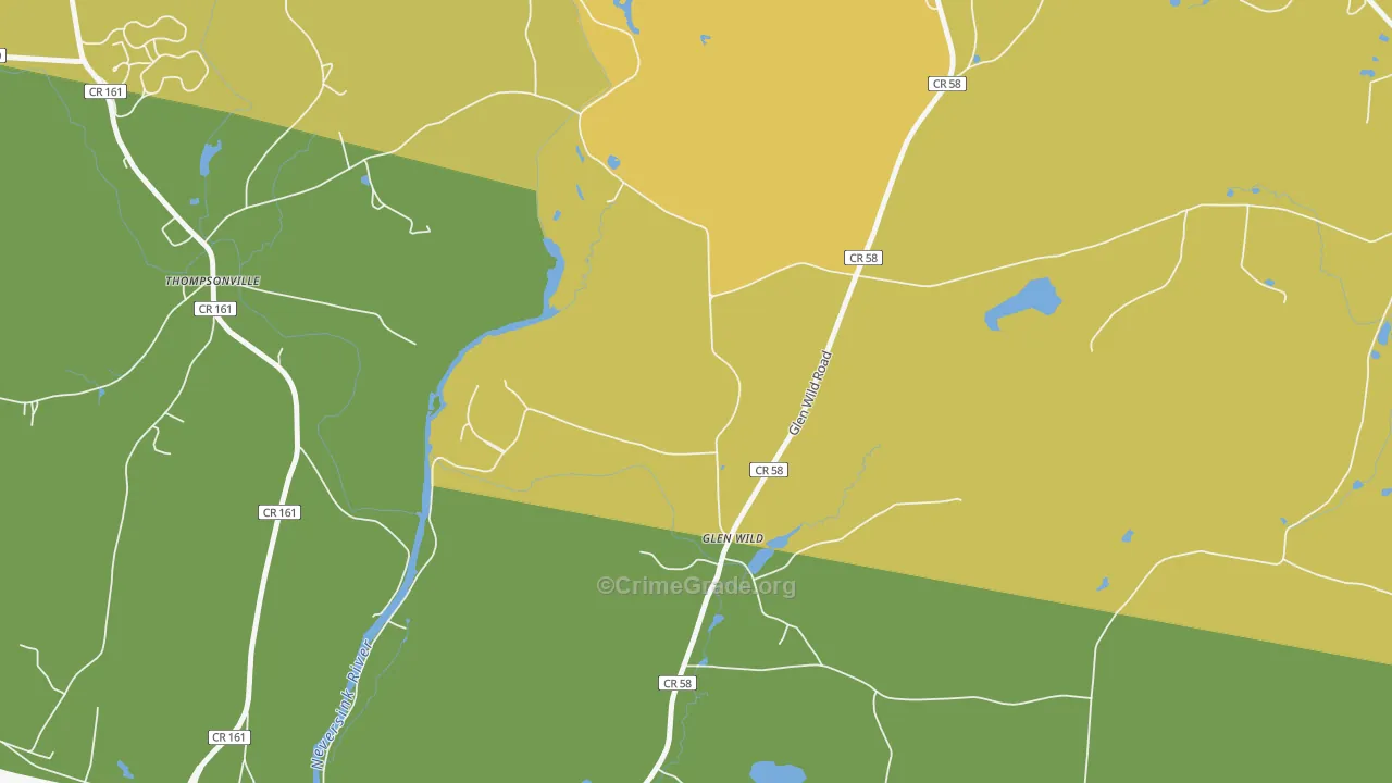 Glen Wild, NY Map of Murder Rates