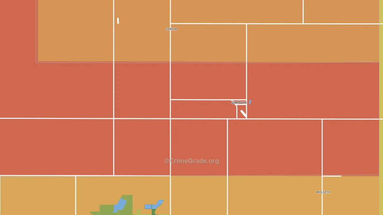 Glenburn, ND Map of Murder Rates