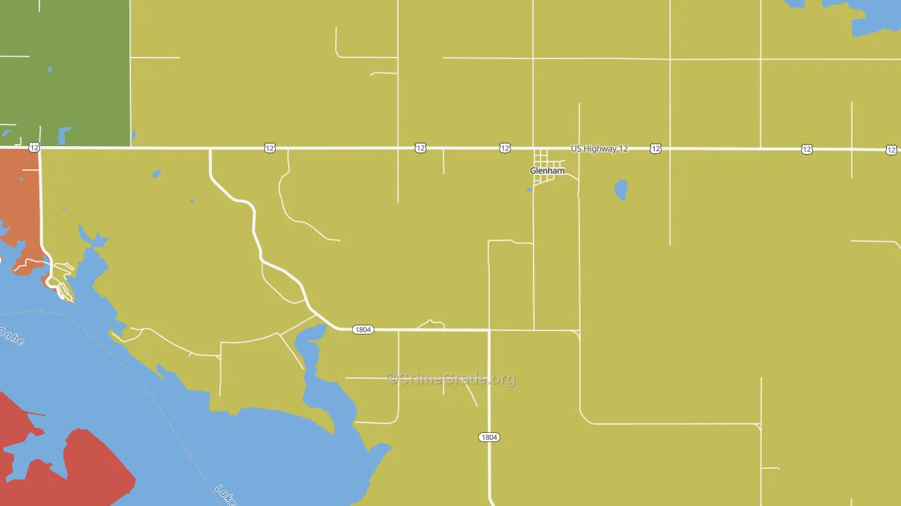 Glenham, SD Map of Murder Rates