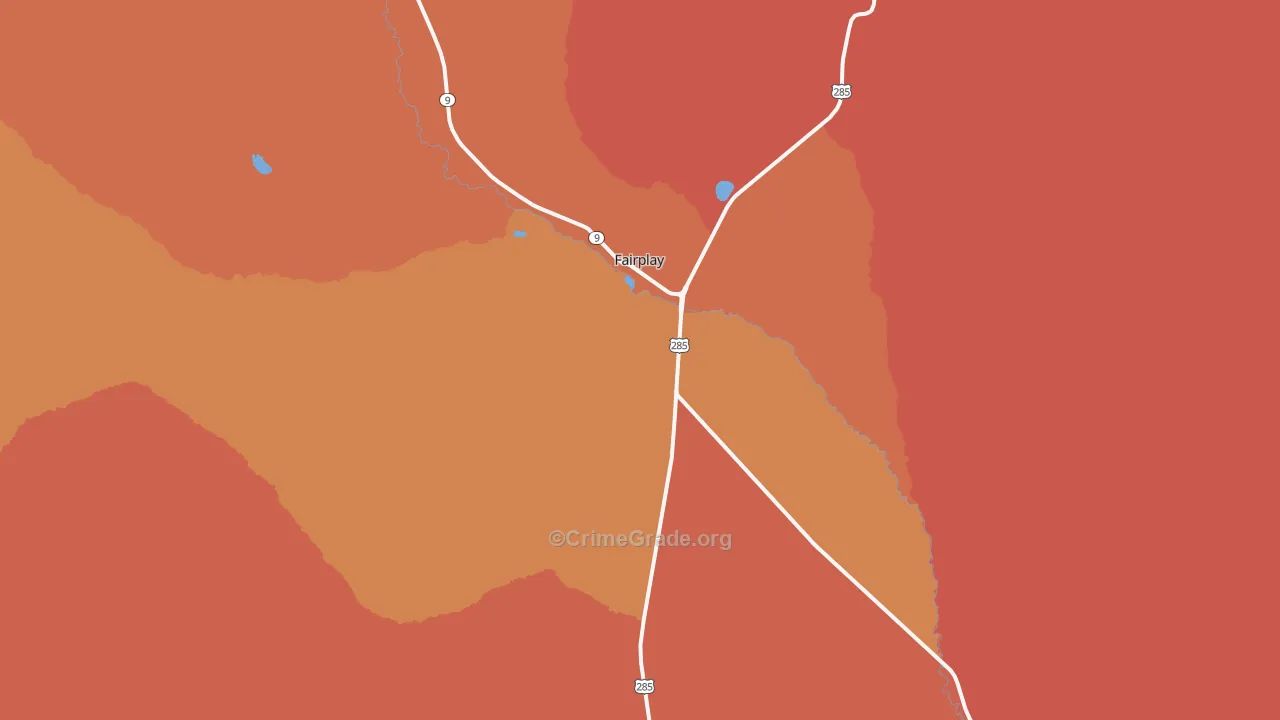 Glentivar, CO Map of Murder Rates