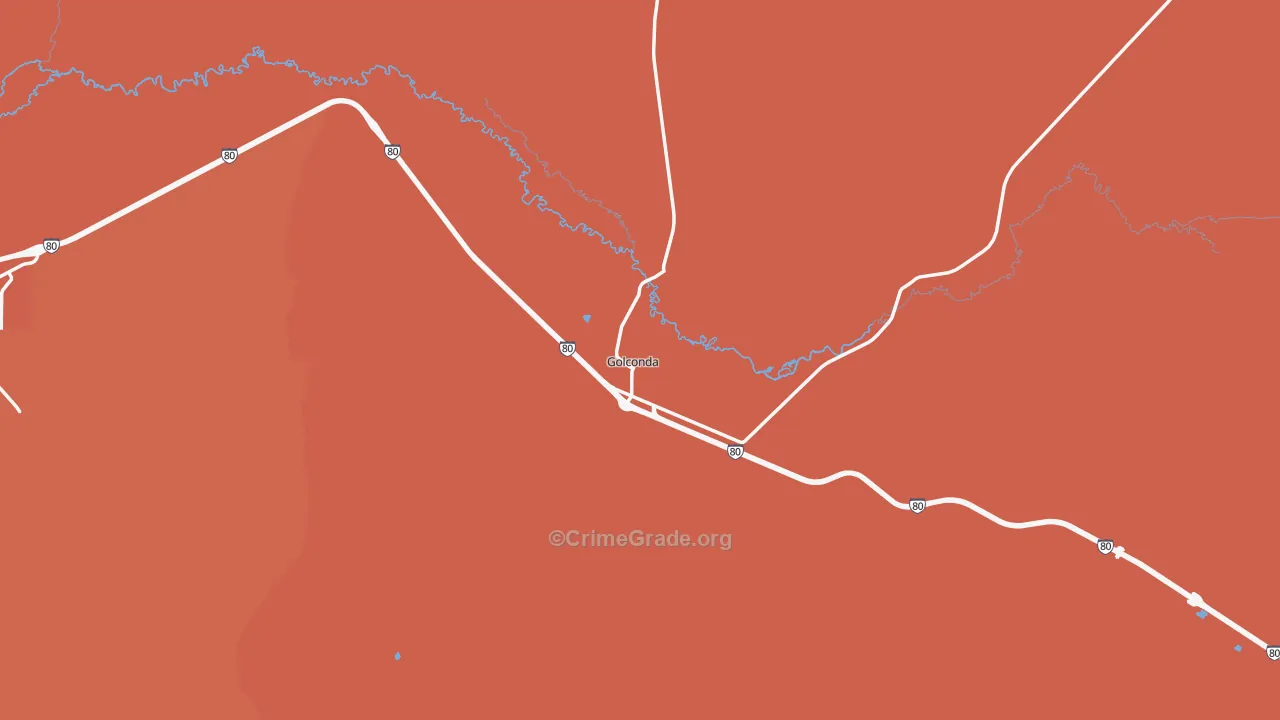 Golconda, NV Map of Murder Rates