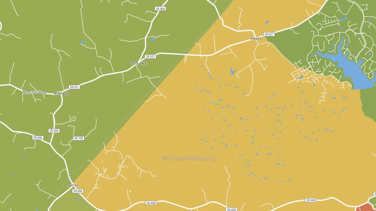 Gold Dale, VA Map of Murder Rates