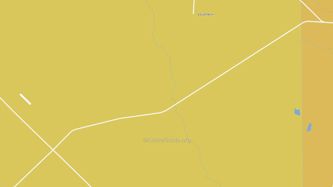Goldfinch, TX Map of Murder Rates
