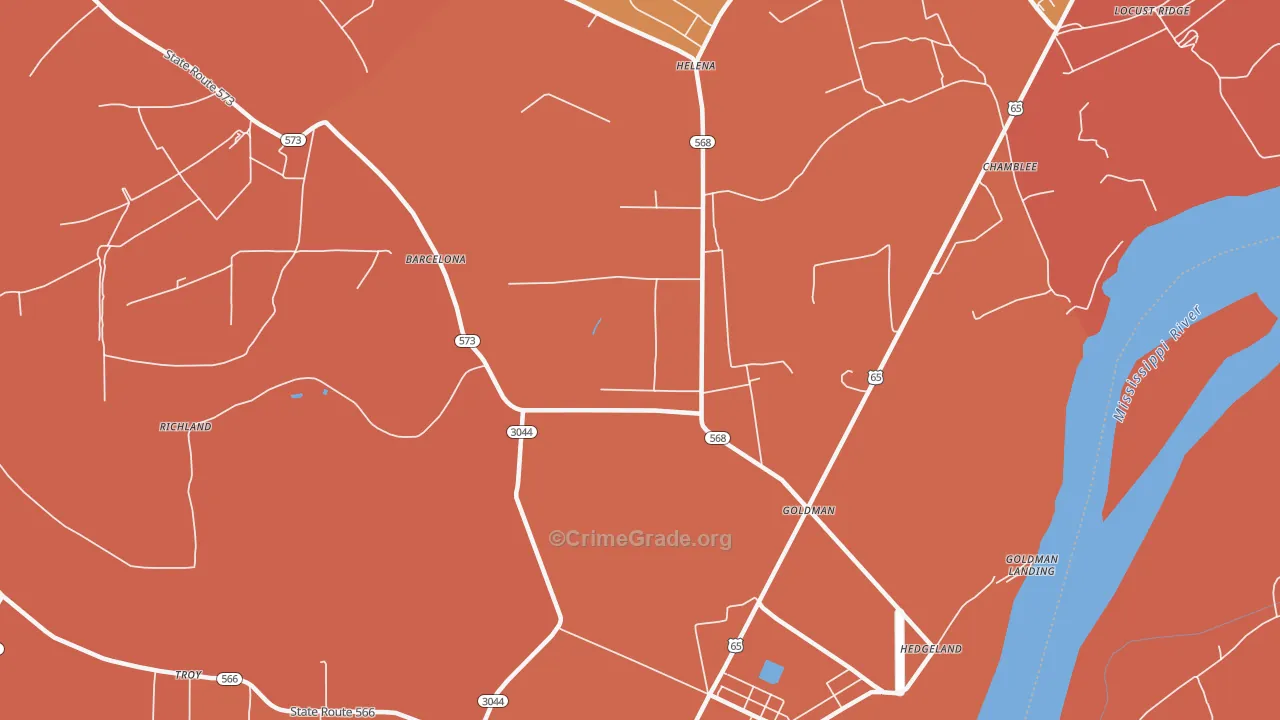 Goldman, LA Map of Murder Rates