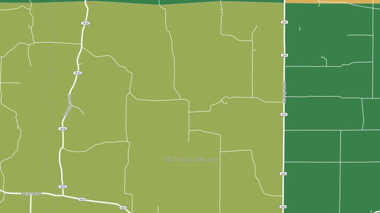 Golo, KY Map of Murder Rates