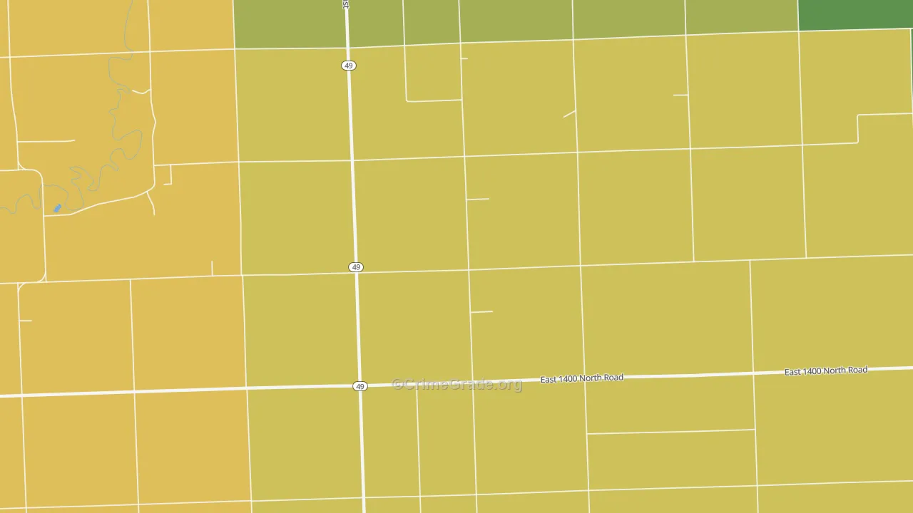 Goodwine, IL Map of Murder Rates