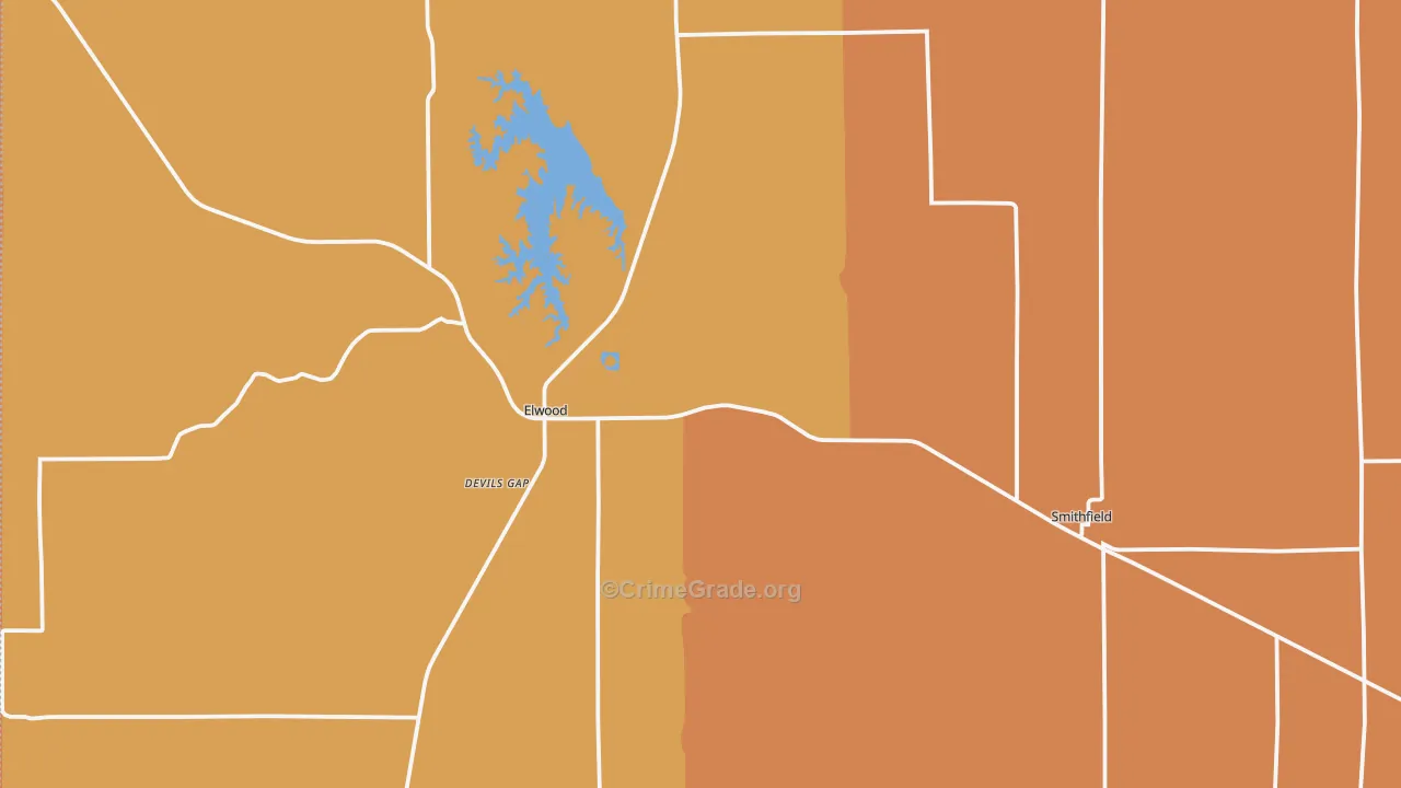 Gosper County, NE Map of Murder Rates