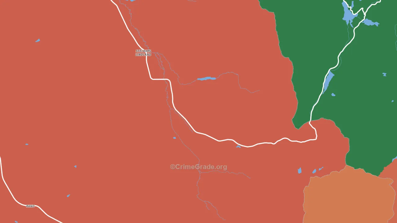 Gould, CO Map of Murder Rates