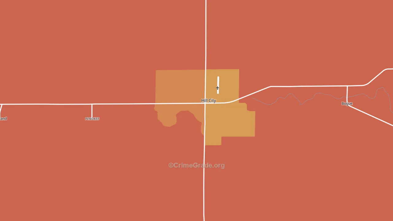 Graham County, KS Map of Murder Rates