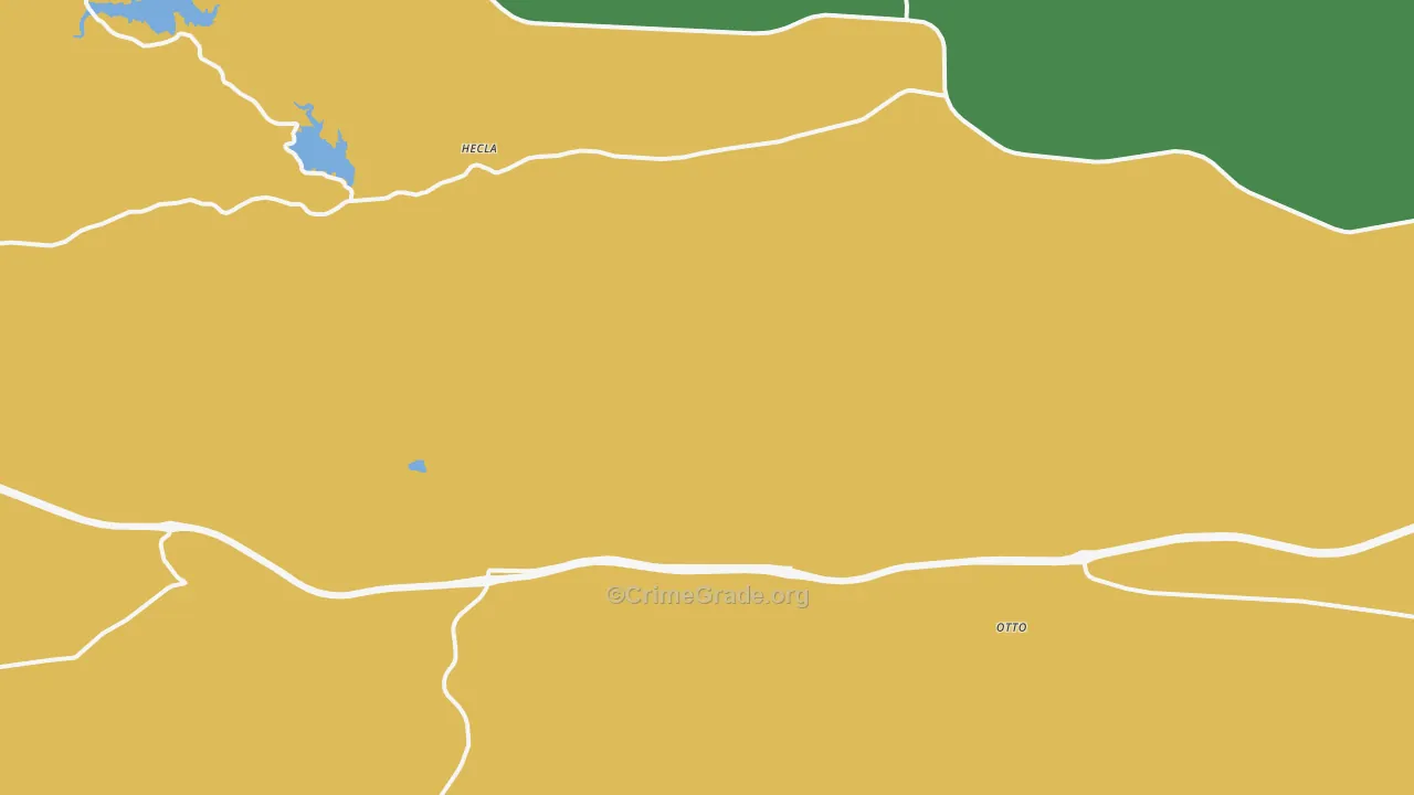 Granite Canon, WY Map of Murder Rates