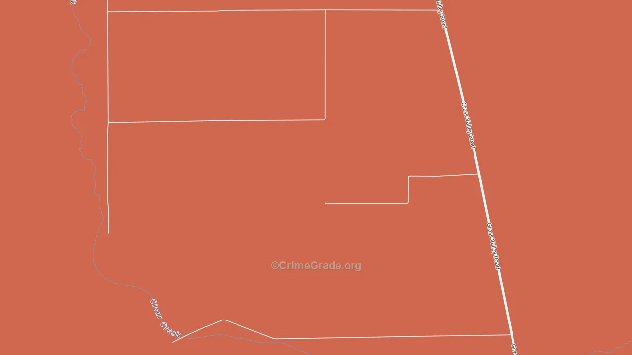 Grass Valley, NV Map of Murder Rates