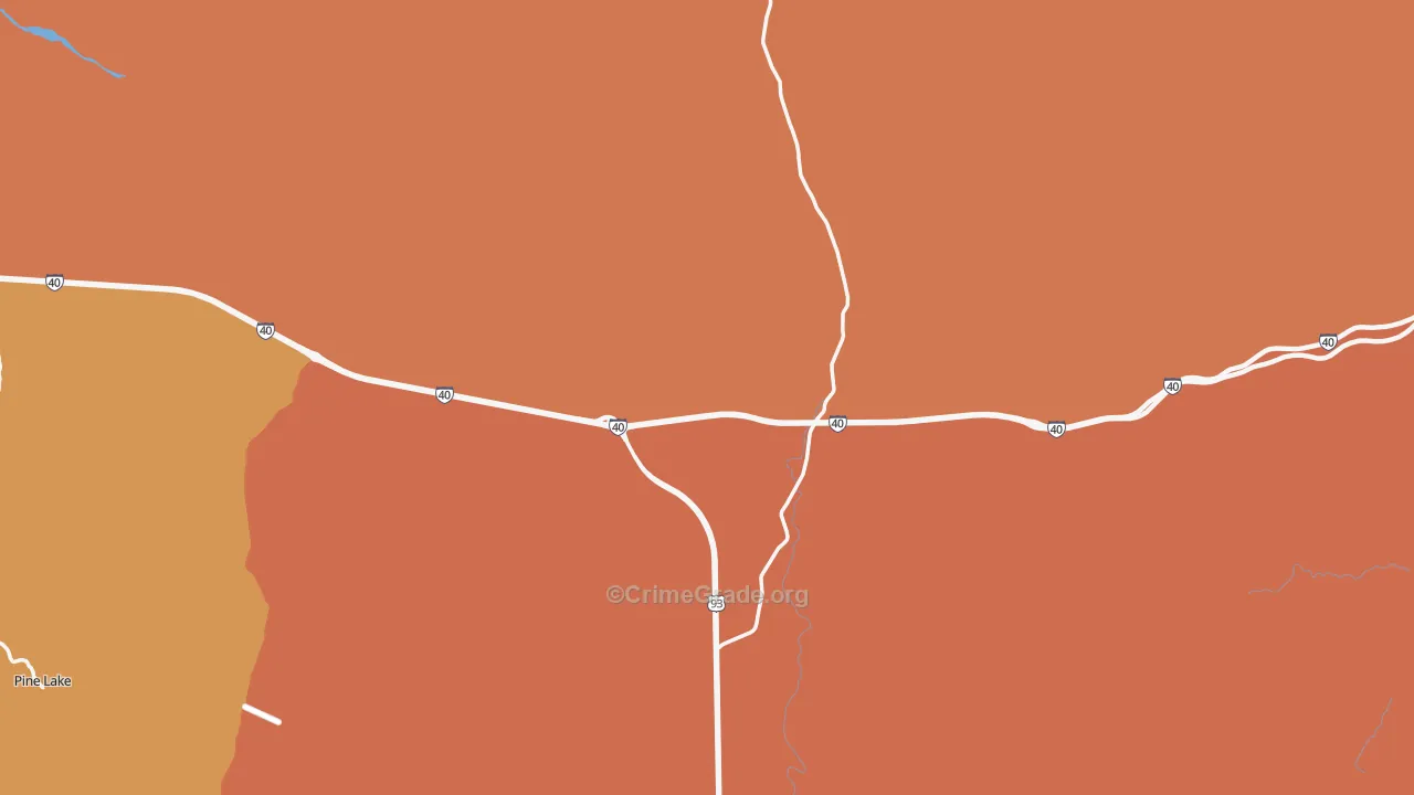 Grasshopper Junction, AZ Map of Murder Rates
