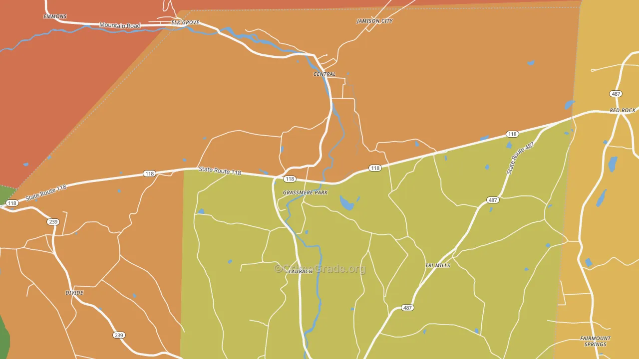 Grassmere Park, PA Map of Murder Rates