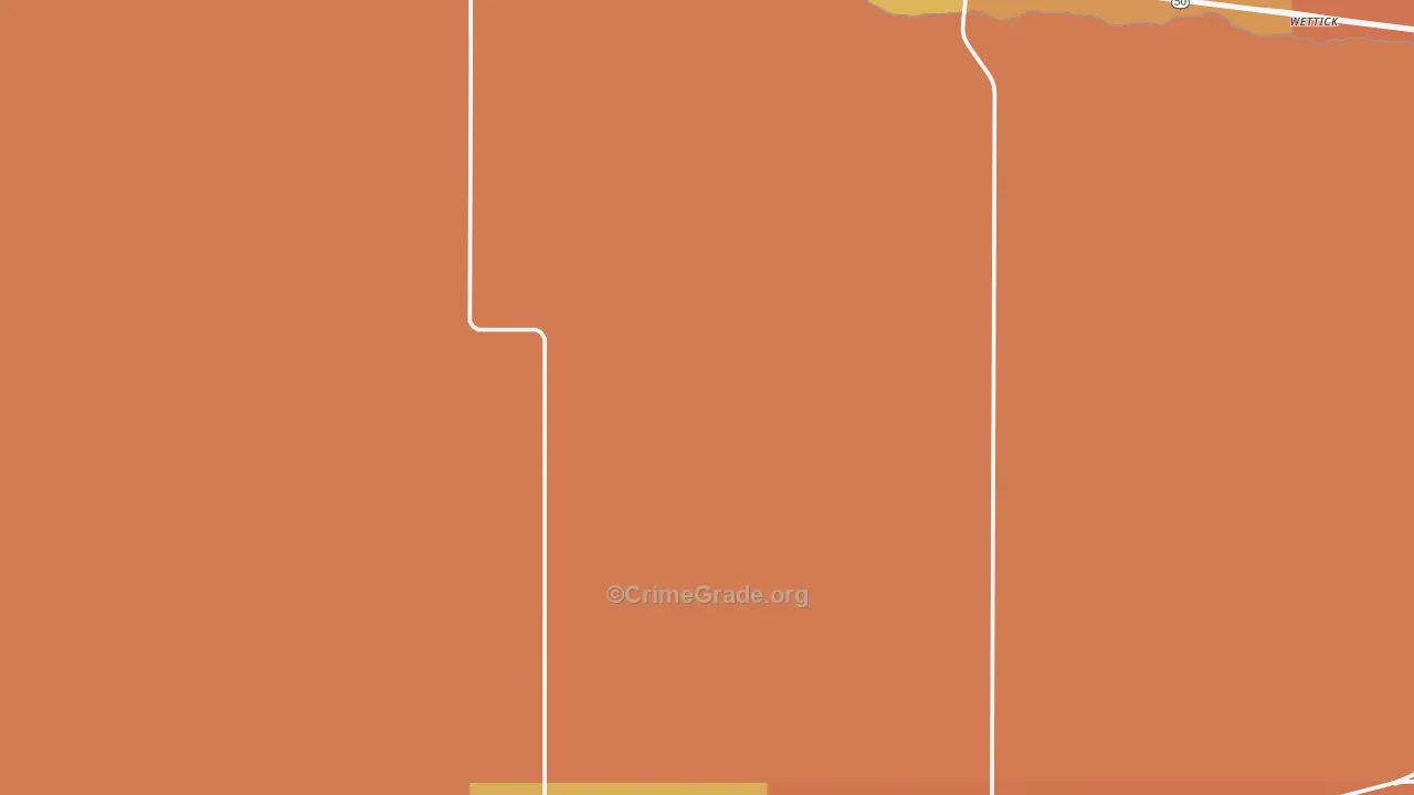 Gray County, KS Map of Murder Rates